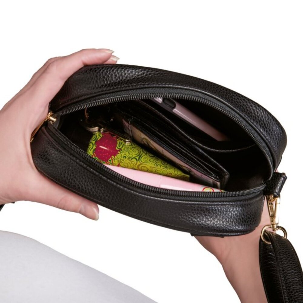 NEW Disney Bradford Exchange Mickey Mouse 'Fun Faces' Hands-Free Bag - Picture 2 of 13